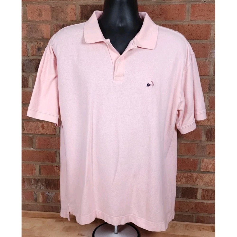 Cuffy's‎ of Cape Cod Polo Shirt Mens Size XL Pink Cotton Classic
